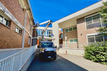 Intervento di restyling delle facciate alla scuola elementare Colombo